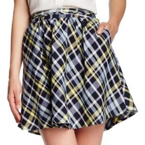 Joie Linen Skater Skirt XS